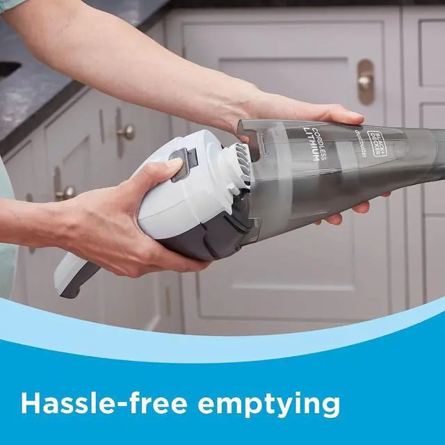 Alt view image 6 of 7 - dustbuster Cordless Handheld Vacuum, Portable Car Vacuum Cordless Rechargeable, Wall Mount, Strong Suction QuickClean (HNVC215B10)