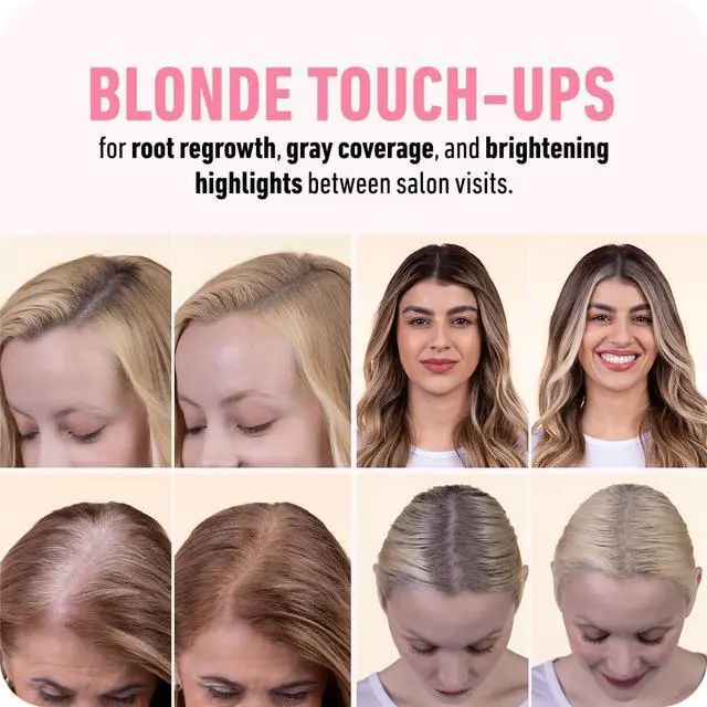 Alt view image 5 of 7 - Hairline Powder, Root Touch Up Hair Color Light Blonde 4g