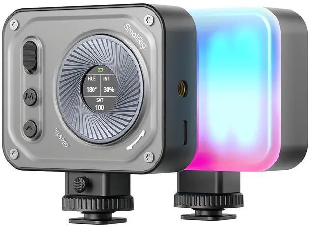 Main image of Vibe P108 Pro RGB Video Light, Portable Led Camera Light for Photography, Cold Shoe Light, CRI95+, 2500-6500K, 12 Effects, Fill Light Accessories for Content Creator, Streaming