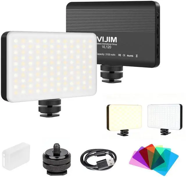 Main image of Vl120 Led On Camera Video Light Bi-Color Led Soft Panel Fill Light