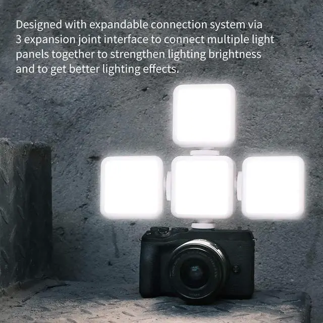 Alt view image 4 of 7 - VL49 Mini LED Video Fill Light, 2000mAh Rechargeable Camera Light