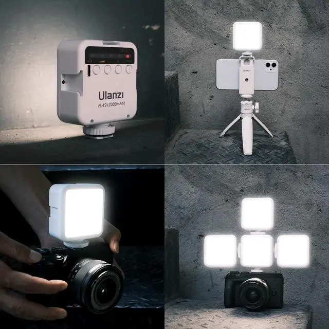 Alt view image 5 of 7 - VL49 Mini LED Video Fill Light, 2000mAh Rechargeable Camera Light