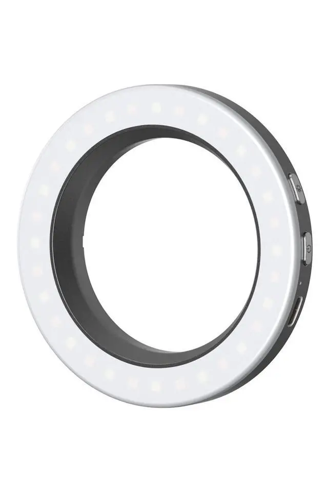 Alt view image 4 of 7 - Vibe P30 67mm Ring LED Video Light, Compact Powder-Size Bi-Color Light with High CRI 90, Compatible for 67mm Phone Mounts/Cases/Lenses, for Content Creation, Live Streaming, 4873