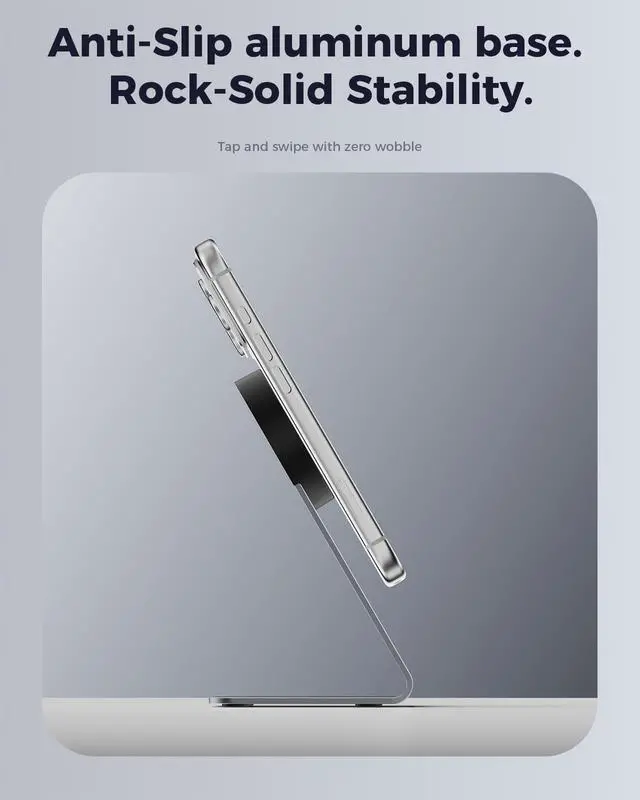 Alt view image 5 of 6 - Magnetic Charger Stand 25W Fast Charging Wireless Charger Compatible with Apple MagSafe Charger Compatible for Qi2.2 iPhone 17 16 15 14 13 12 Series 1 Pack