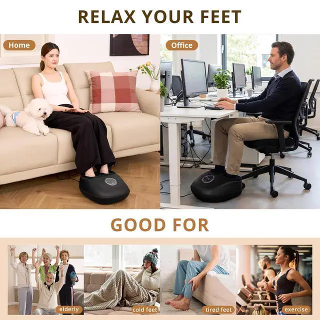 Alt view image 2 of 7 - Shiatsu Foot Massager with Heat FSA Eligible HSA 2026 Upgraded