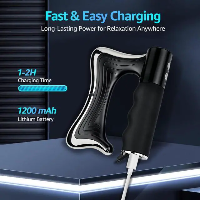 Alt view image 2 of 7 - Heated Muscle Scraper Tool, Electric Fascia Scraper with Heat