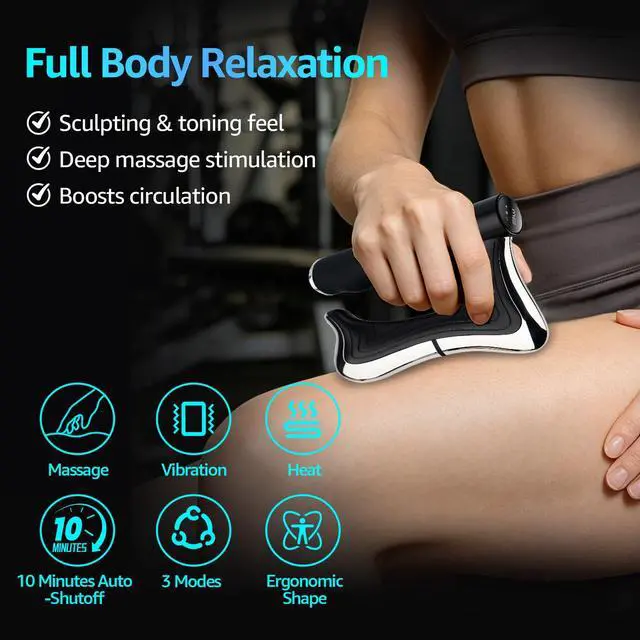 Alt view image 4 of 7 - Heated Muscle Scraper Tool, Electric Fascia Scraper with Heat