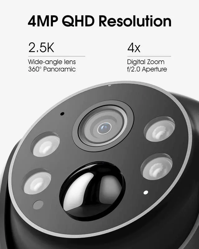 Alt view image 4 of 7 - Solar Cameras Wireless Outdoor for Home Security, 2 Pack