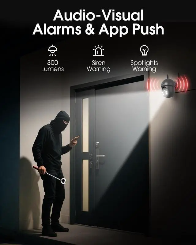 Alt view image 7 of 7 - Solar Cameras Wireless Outdoor for Home Security, 2 Pack
