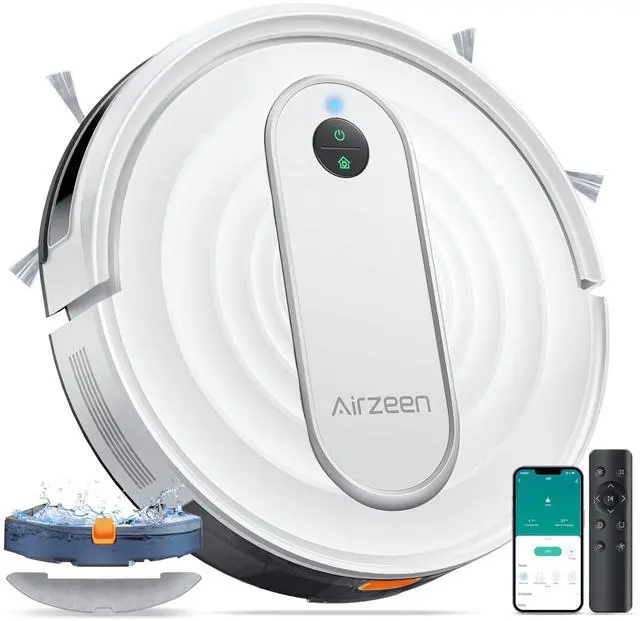 Main image of Robot Vacuum and Mop with 4000Pa Powerful Suction, 3-in-1 Cleaning, Smart APP & Alexa Control, Self-Charging Robot Vacuum for Pet Hair, Carpets & Hard Floors
