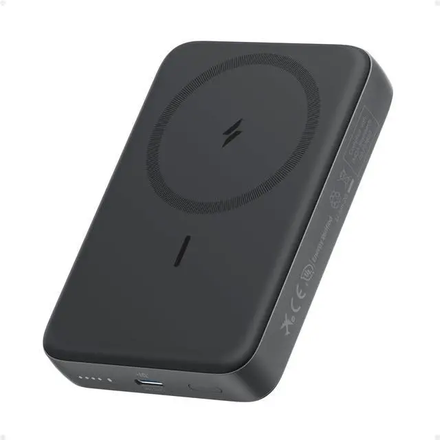 Main image of Zolo Magnetic Power Bank, Compact 10,000mAh Wireless Portable Charger with 30W Max Fast Charging, Skin-Friendly and Durable Battery Pack, for iPhone 16/15/14 Series, AirPods, and More
