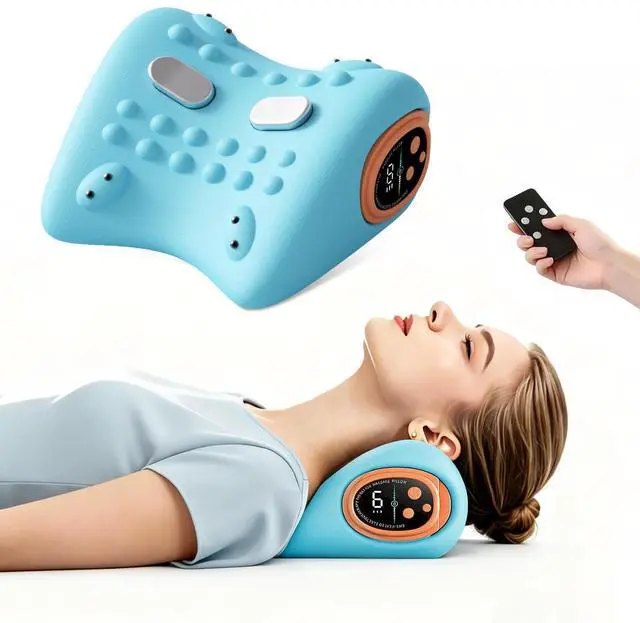Main image of Neck Massager 2026 New Upgrade, 3-in-1 Heat, Pulse & Vibration Modes, Ergonomic Electric Neck and Shoulder Massager for Pain Relief & Relaxation at Home, Office, Travel
