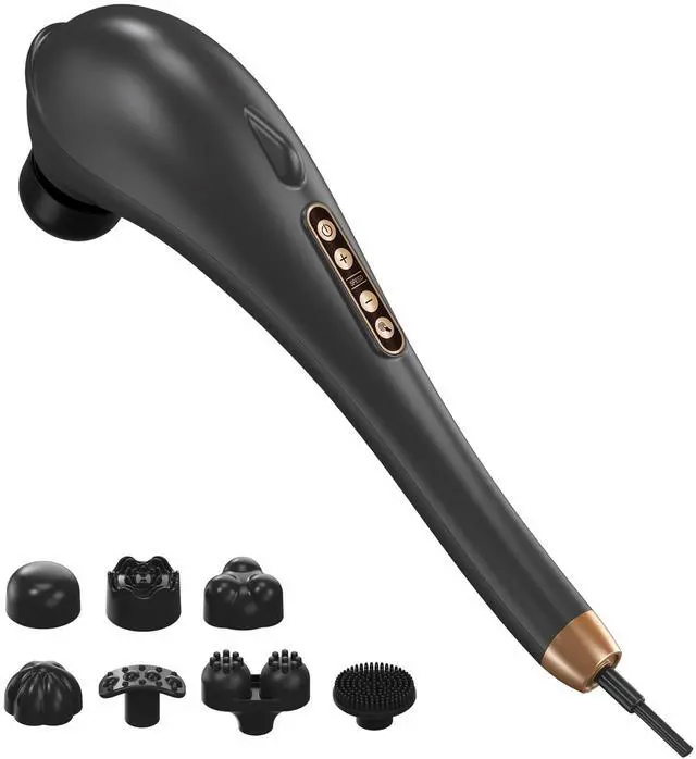 Main image of Back Massager, Deep Tissue Massager, Massage Machine for Pain Relief, Hand Held Massage Tool, Electric Percussion Body Relax Machine, Handheld Relaxation Tool