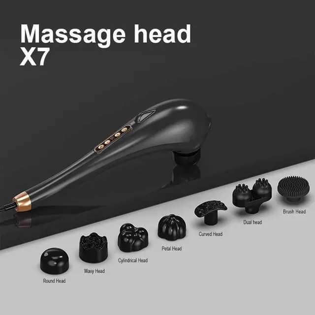 Alt view image 4 of 6 - Back Massager, Deep Tissue Massager, Massage Machine for Pain Relief, Hand Held Massage Tool, Electric Percussion Body Relax Machine, Handheld Relaxation Tool