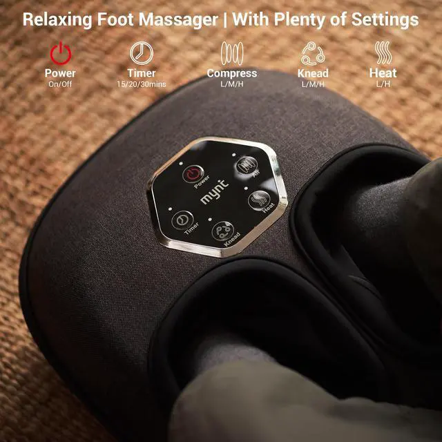 Alt view image 5 of 7 - Shiatsu Foot Massager with Heat & Deep Kneading, Gift for Dad Mom