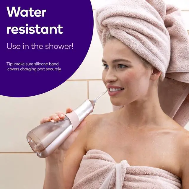Alt view image 6 of 6 - Electric Water Flosser for Teeth Cleaning (3 Modes/Black)