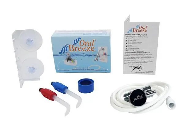 Alt view image 6 of 6 - ShowerBreeze | Oral Irrigator | Water Flosser | Cleaner for Braces, Gums, Implants | Shower-Powered, No Batteries, No Mess | Adjustable Pressure & Temperature with Unlimited Water
