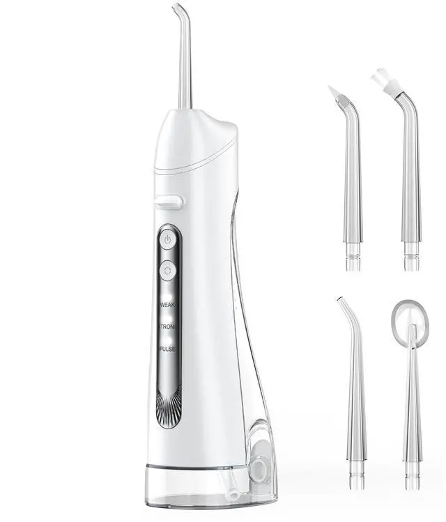 Main image of Water Flosser, Water Dental Flosser Pick for Teeth, IPX7 Waterproof Oral Irrigator, 3 Modes 4 Replaceable Jet Tips, Professional Flossing Cleaning Picks for Home Travel Gums, Braces Care