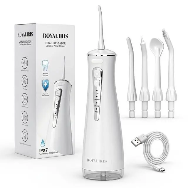 Main image of C15 Rechargeable Cordless Water Flosser, White