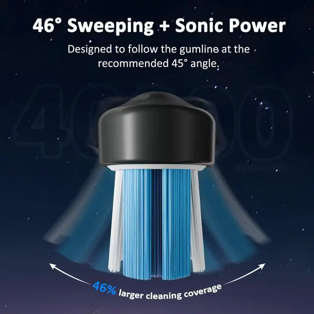 Alt view image 3 of 7 - Innovation 3-in-1 Electric Toothbrush with Water Flosser Combo