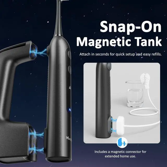 Alt view image 5 of 7 - Innovation 3-in-1 Electric Toothbrush with Water Flosser Combo
