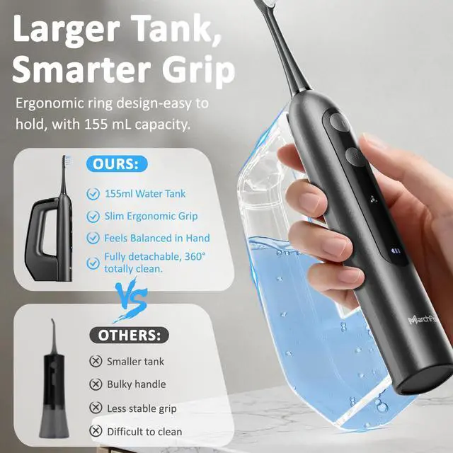 Alt view image 6 of 7 - Innovation 3-in-1 Electric Toothbrush with Water Flosser Combo