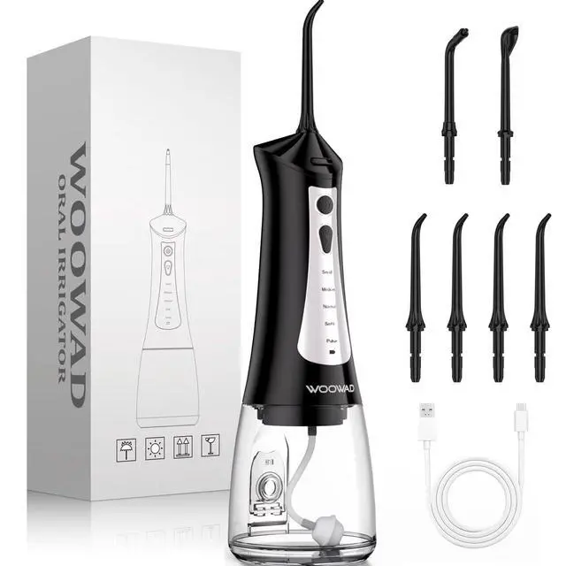 Main image of Water Flosser Cordless Portable, Oral Irrigator 300ml for Teeth