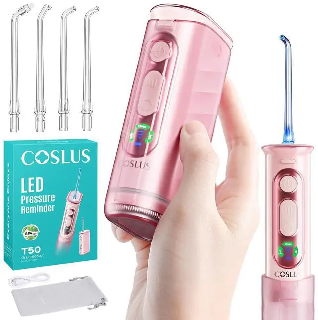 Main image of T50 Portable Water Dental Flosser for Travel with Screen Display