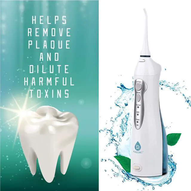 Alt view image 3 of 5 - USB Rechargeable Oral Irrigator Water Flosser, Helps Remove Plaque and Dilute Harmful Toxins.