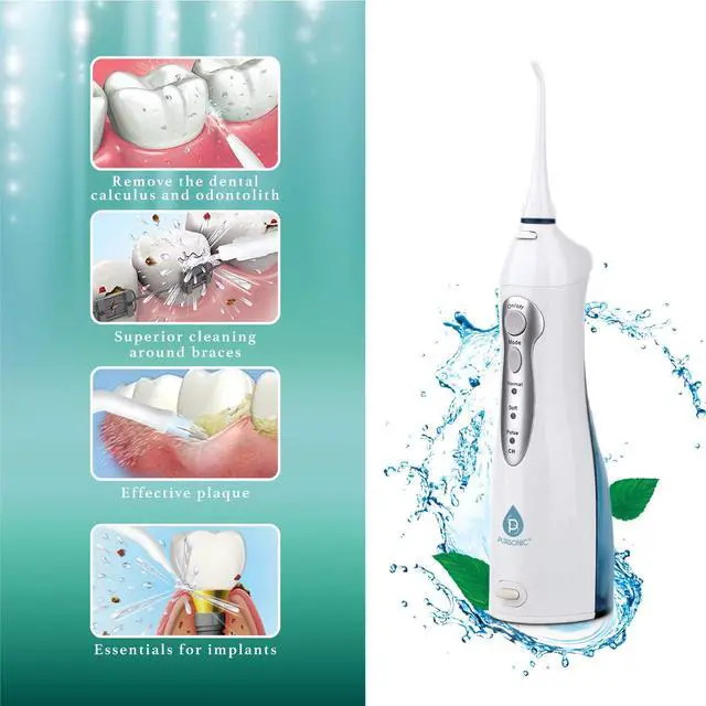 Alt view image 4 of 5 - USB Rechargeable Oral Irrigator Water Flosser, Helps Remove Plaque and Dilute Harmful Toxins.