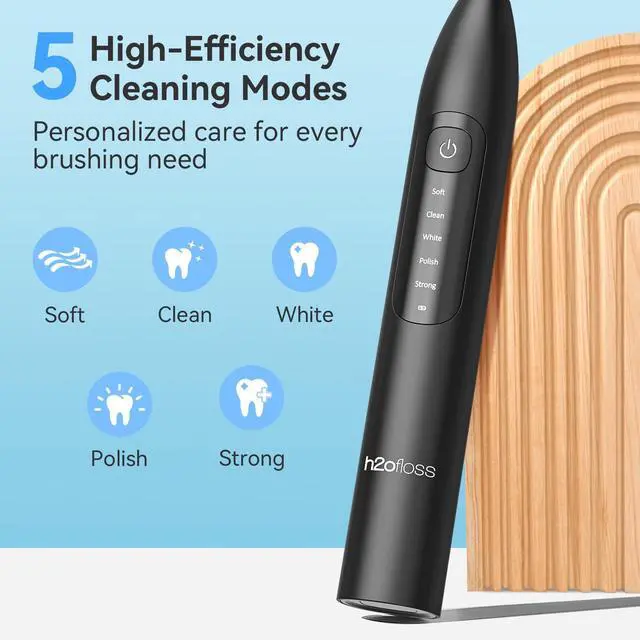 Alt view image 2 of 6 - Water Flosser & Electric Toothbrush Combo, 2-in-1 Oral Clean Kit
