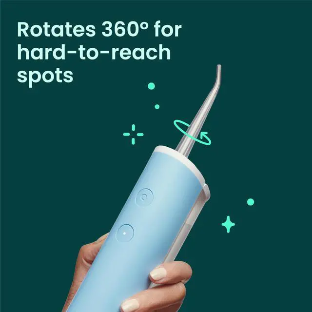 Alt view image 3 of 6 - Water Flosser Tip Refills - Cordless Water Flosser Refill Tips - Teeth Cleaner Pick with 360 Degree Rotating Replaceable Tip, Rechargeable Water Dental Pick Refills - 3 ct