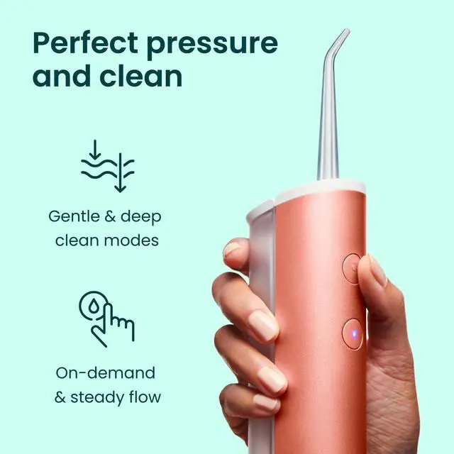 Alt view image 2 of 6 - Water Flosser Tip Refills - Cordless Water Flosser Refill Tips - Teeth Cleaner Pick with 360 Degree Rotating Replaceable Tip, Rechargeable Water Dental Pick Refills - 3 ct