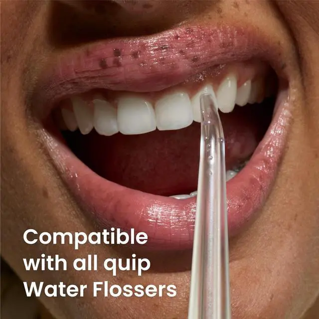 Alt view image 6 of 6 - Water Flosser Tip Refills - Cordless Water Flosser Refill Tips - Teeth Cleaner Pick with 360 Degree Rotating Replaceable Tip, Rechargeable Water Dental Pick Refills - 3 ct