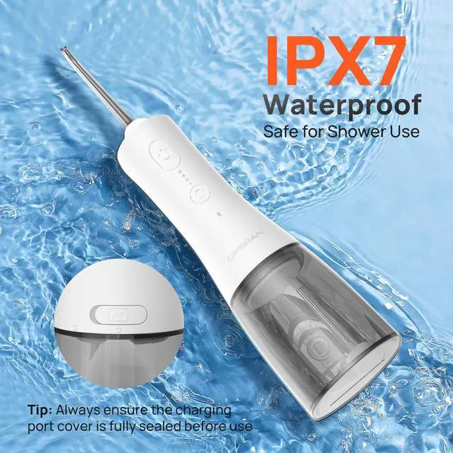 Alt view image 6 of 7 - Portable Water Flossers for Teeth, Cordless Water Flosser for Braces