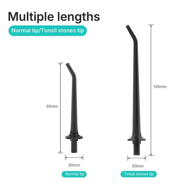 Alt view image 4 of 7 - Water Flosser Safe Tonsil Stone Remover Prevent Bad Breath, Black