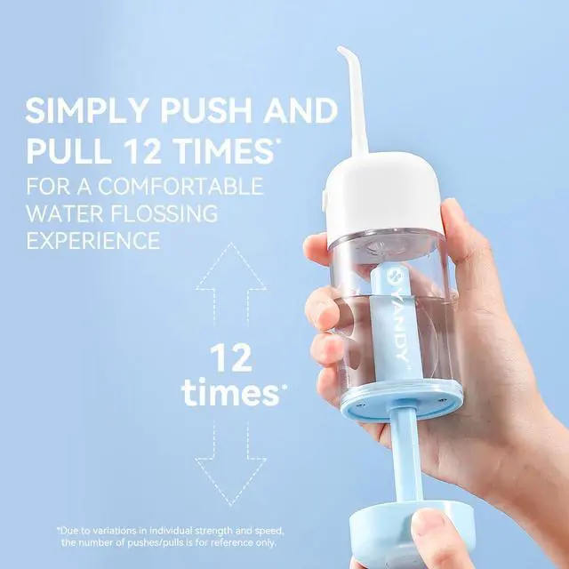 Alt view image 3 of 7 - Portable Oral Irrigator, Air Pressure Handheld Water Flosser