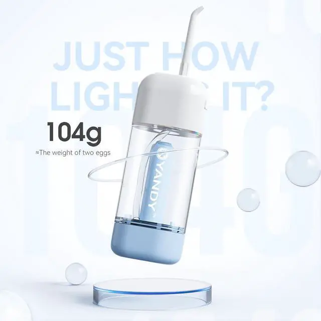 Alt view image 6 of 7 - Portable Oral Irrigator, Air Pressure Handheld Water Flosser