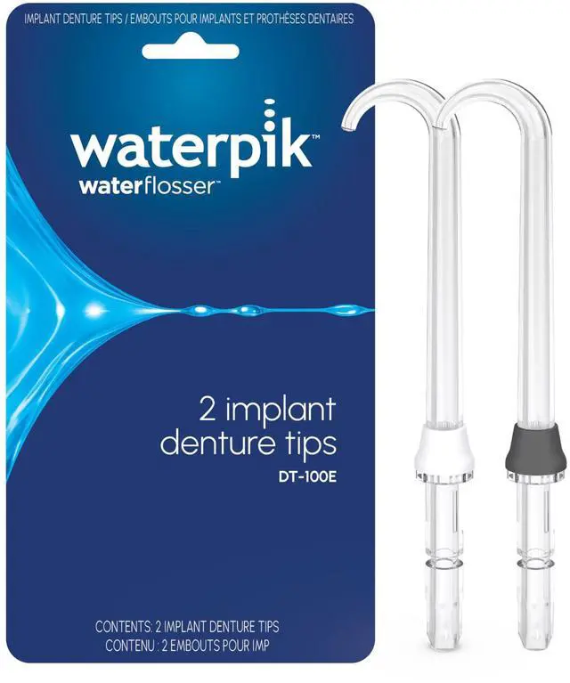 Main image of Water Flosser Implant Denture Replacement Tips, 2 Count DT-100E