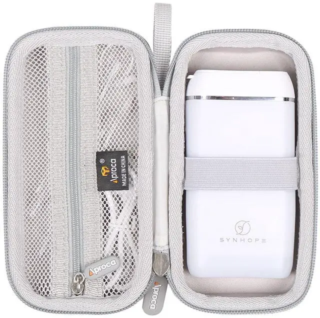 Main image of Case Compatible with SYNHOPE Water Flosser Oral Irrigator Water Teeth Cleaner Pick, Portable Storage Bag for Accessories -Grey (Case Only)