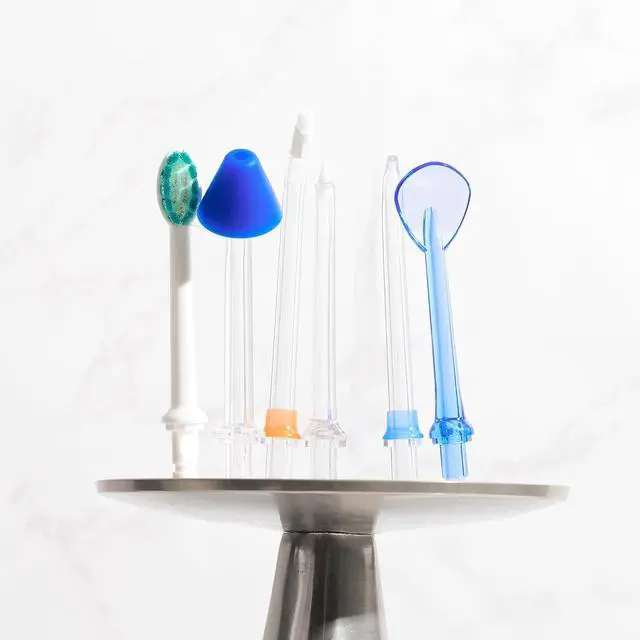 Alt view image 3 of 5 - Replacement Tips for Puur Smile Water Flosser 6x Water Dental Flosser Tip | Oral Irrigator Jet Tip | Advanced Dental Care for a Healthier Mouth, Gum, and Teeth | Water Flosser Head