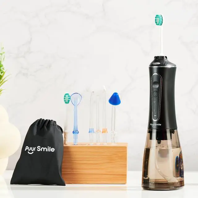 Alt view image 5 of 5 - Replacement Tips for Puur Smile Water Flosser 6x Water Dental Flosser Tip | Oral Irrigator Jet Tip | Advanced Dental Care for a Healthier Mouth, Gum, and Teeth | Water Flosser Head