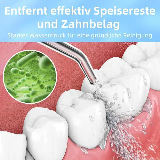 Alt view image 4 of 7 - Water Flosser,300ML Water Pulse flossers-5 Modes&6 Replaceable Jet Tips for Teeth Cleaning and Flossing,Rechargeable (Pink)
