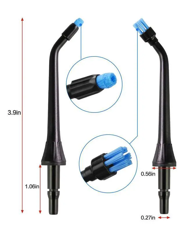 Alt view image 3 of 6 - 10 Pcs Replacement Jet Tips Water Dental Flosser