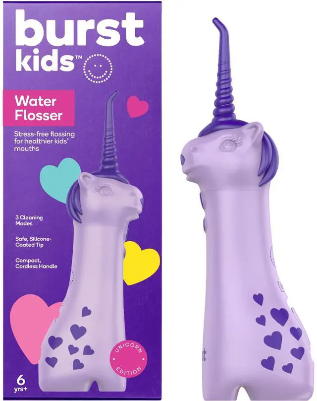 Main image of Kids Water Flosser (Unicorn) | Cordless & Rechargeable Water Flosser