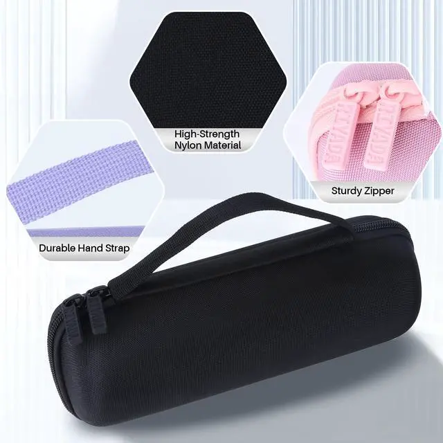 Alt view image 5 of 7 - Hard Case for usmile C30 Cordless Water Flosser, Pink