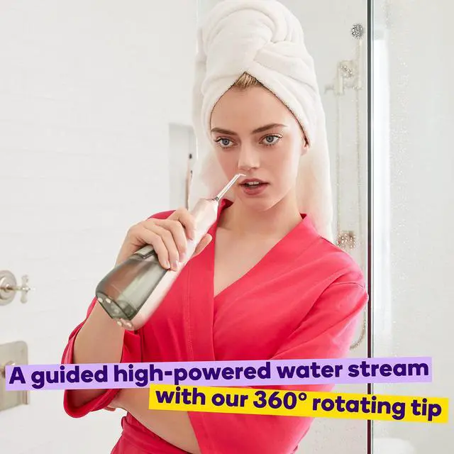 Alt view image 2 of 4 - Electric Water Flosser Replacement Tips (Ortho/2 Pack) | for Fresh Breath & Healthy Gums | Plaque Removal Between Teeth, Braces & Dental Work
