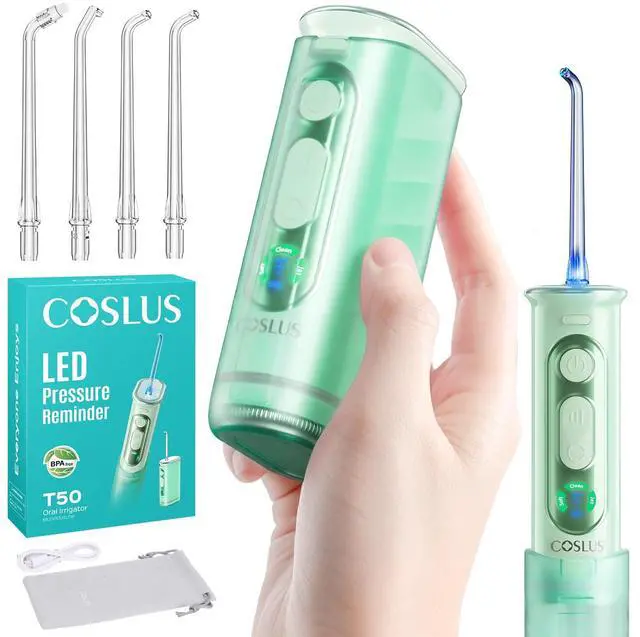 Main image of T50 Portable Water Dental Flosser for Travel with Screen Display