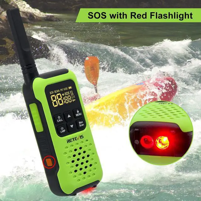 Alt view image 3 of 7 - RT49P Waterproof Walkie Talkies, IP67 Floating Two Way Radios