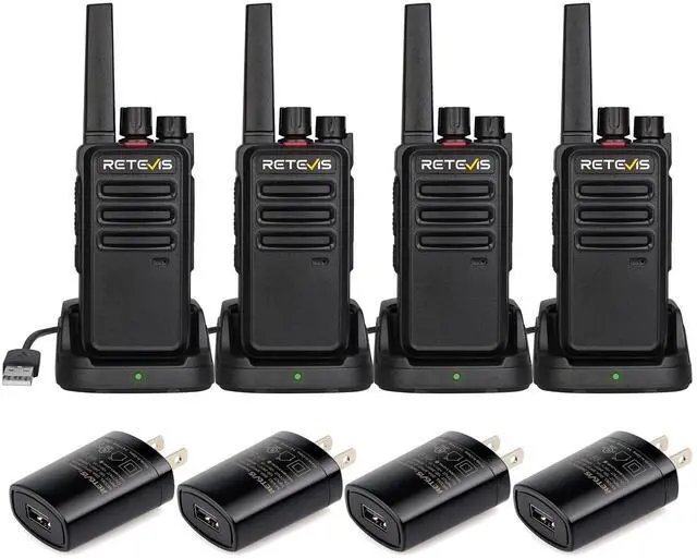Main image of RT68 Walkie Talkies for Adults, Portable FRS Two-Way Radio (4 Pack)
